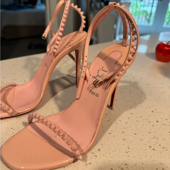 Christian Louboutin “So Me” Pink Patent Heels - Picture 3 of 7